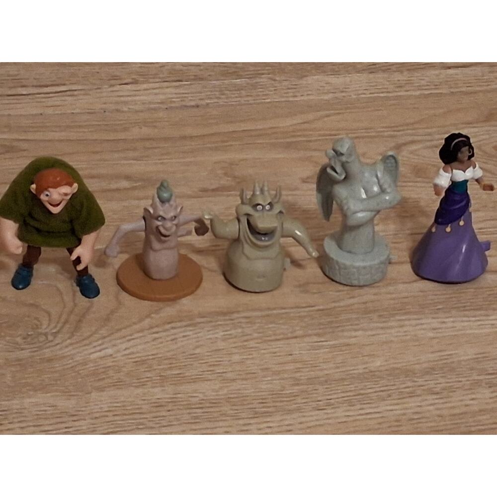 Burger KingDisney Hunchback Of Notre Dame Lot Of 5 Figures Gargoyles Pre-owned